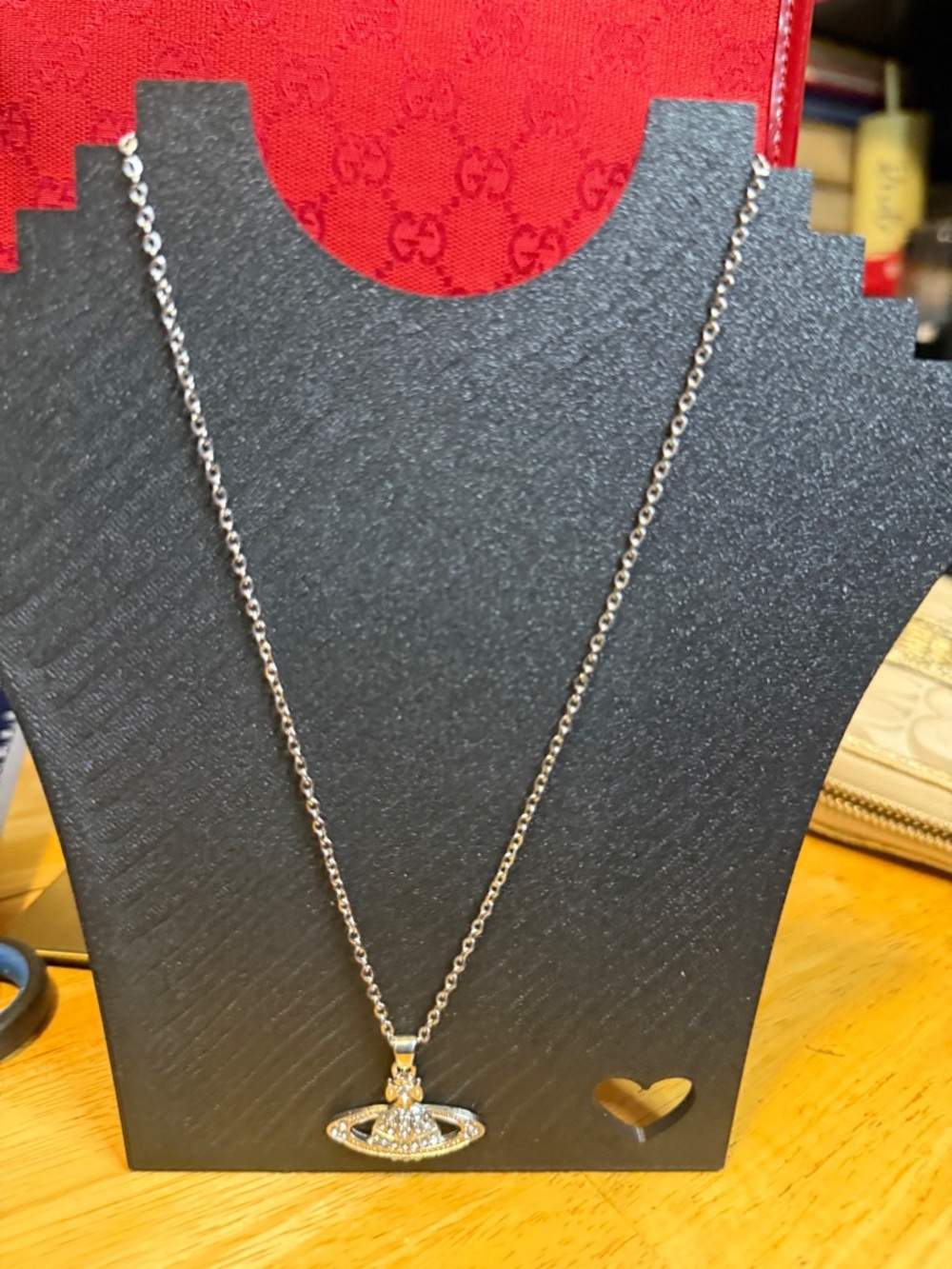 Vivienne Westwood Silver Orb Pendant Necklace